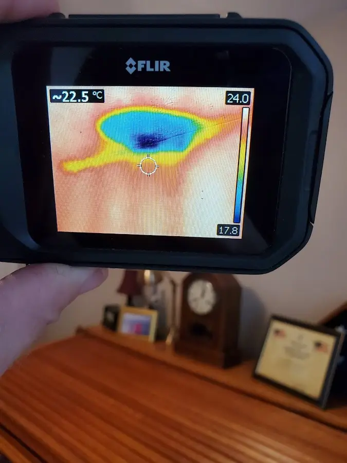 Thermal imaging inspection for water damage in Upper Hanover